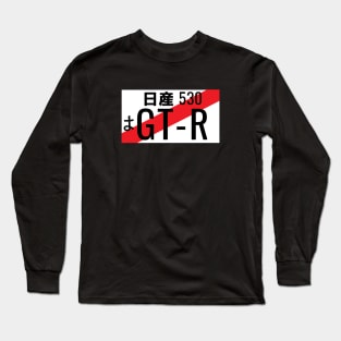 GTR JDM Plate Long Sleeve T-Shirt